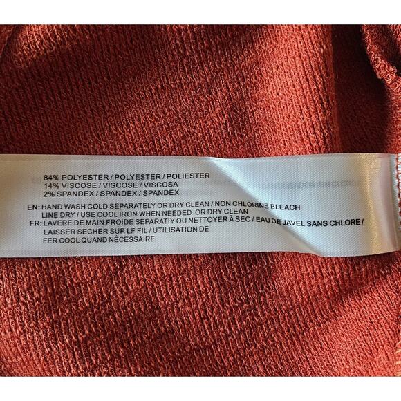 BAND OF THE FREE GYPSIES Women S M Midi Skirt & Cropped Top Alize Rust Knit NEW - Picture 12 of 12